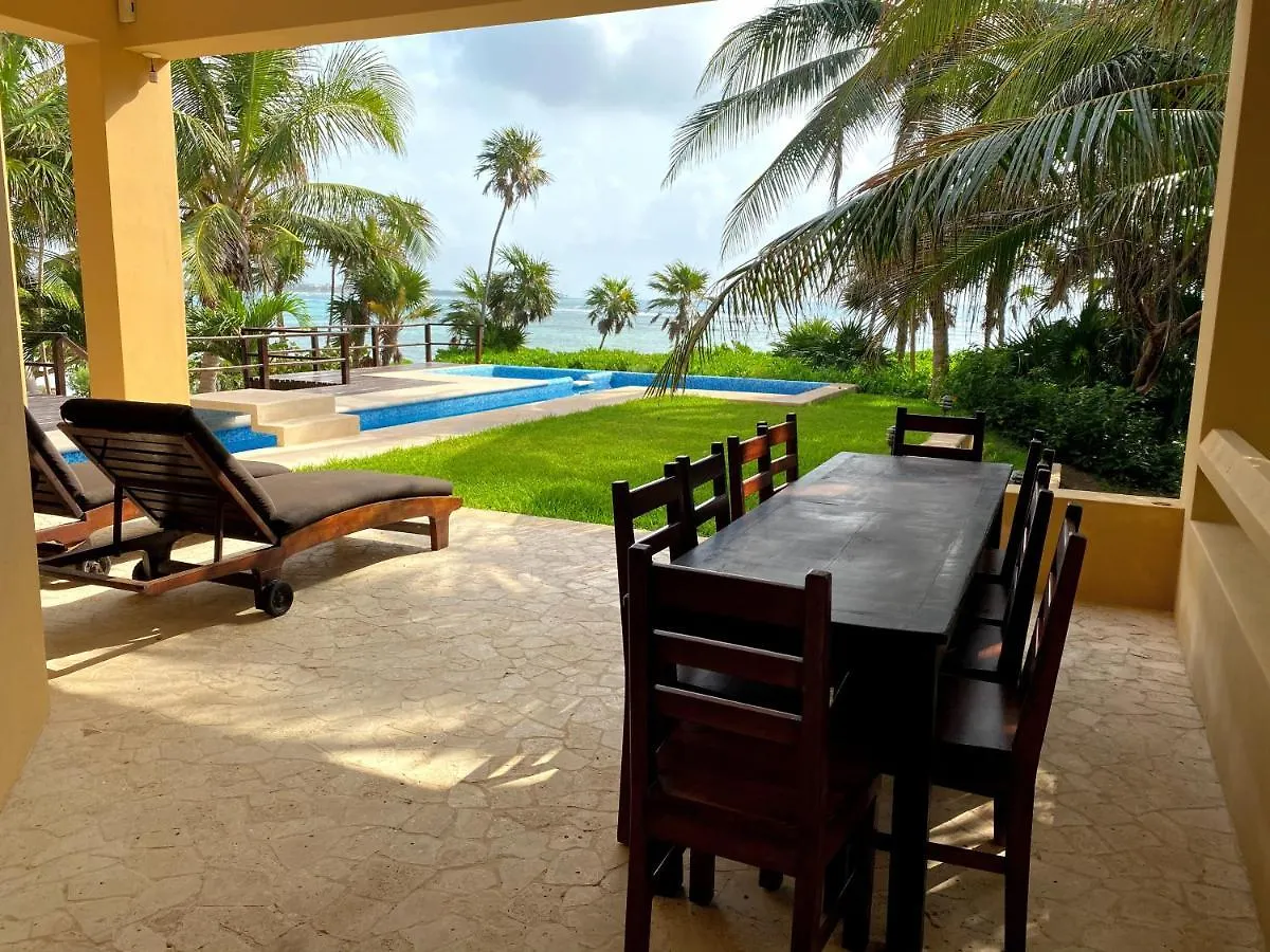 וילה Casa Kukulcan - Seafront Villa, Punta Sur, Akumal, Maya Riveria